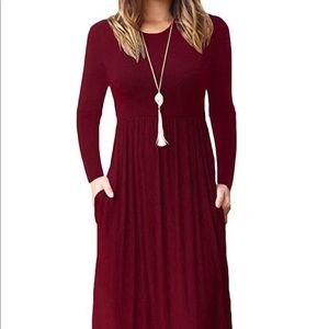 |SOLD| Burgundy maxi dress